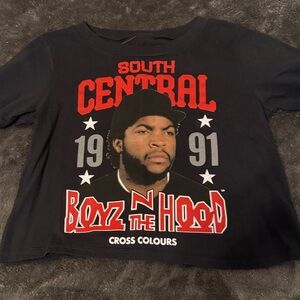 Boyz In The Hood Vintage 1991 Baby Tee Crop Top Soft Cross Colors